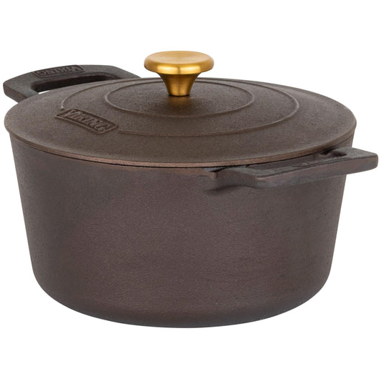 Viking Nonstick 5 Quart Dutch Oven with Self-Basting Lid, Bronze Cast Iron Cookware Pot, Made without PFAS, Induction Compatible, Oven Safe to 500F