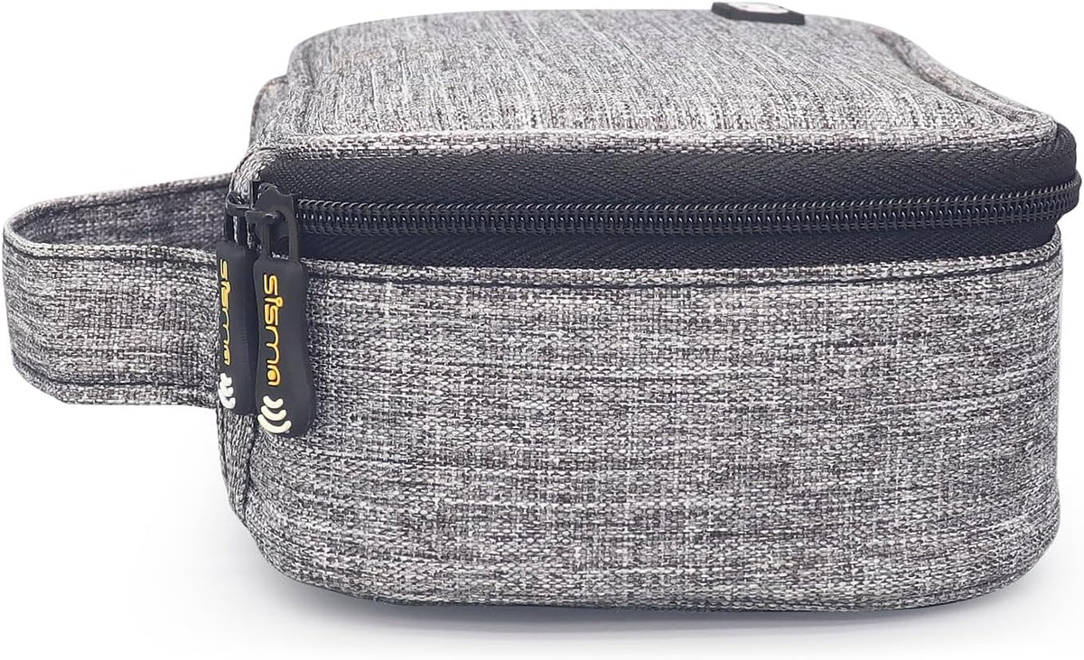 sisma Travel Electronics Organizer Small Carrying Case for Cables Phone Chargers USB Plugs Power Cords Earbuds Adapter