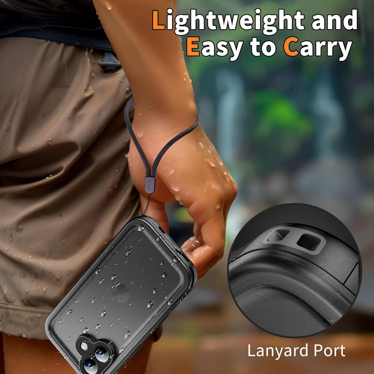 Cozycase 17 360 IP68 TOP Waterproof Case for iPhone - Military Heavy Duty Shockproof Full Body with Screen Camera