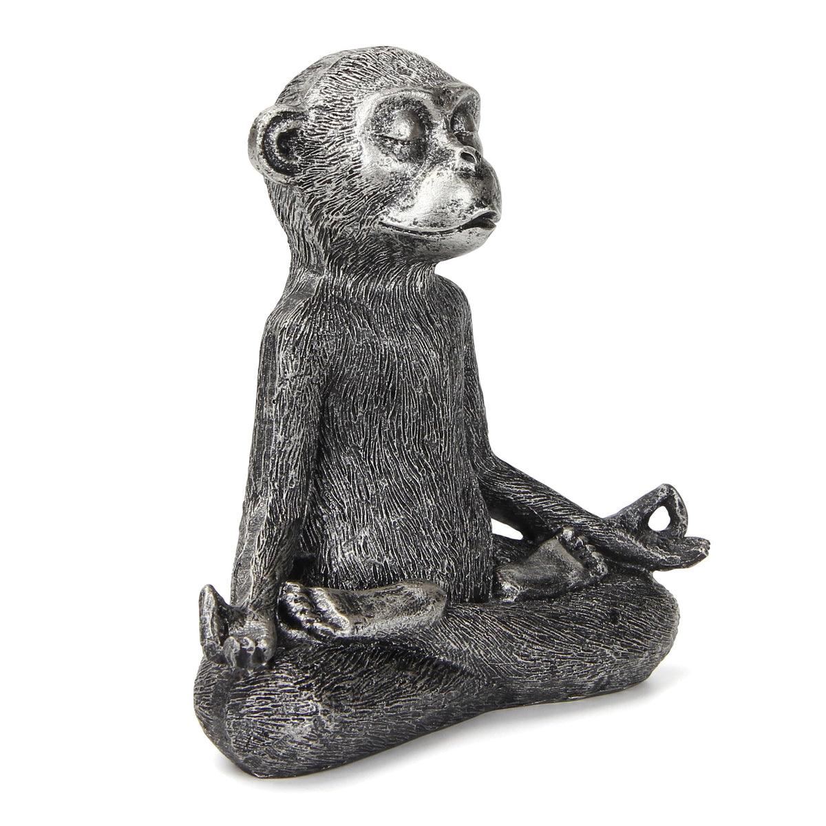 Smadeer Monkey Statue for Home Decoration,Monkey Figurine Sitting in Yoga Pose for Meditation Zen Spiritual Living Room Bedroom Shelf Bookshelf Decor Accents,Cute Animal Gifts,Small Holiday Ornament