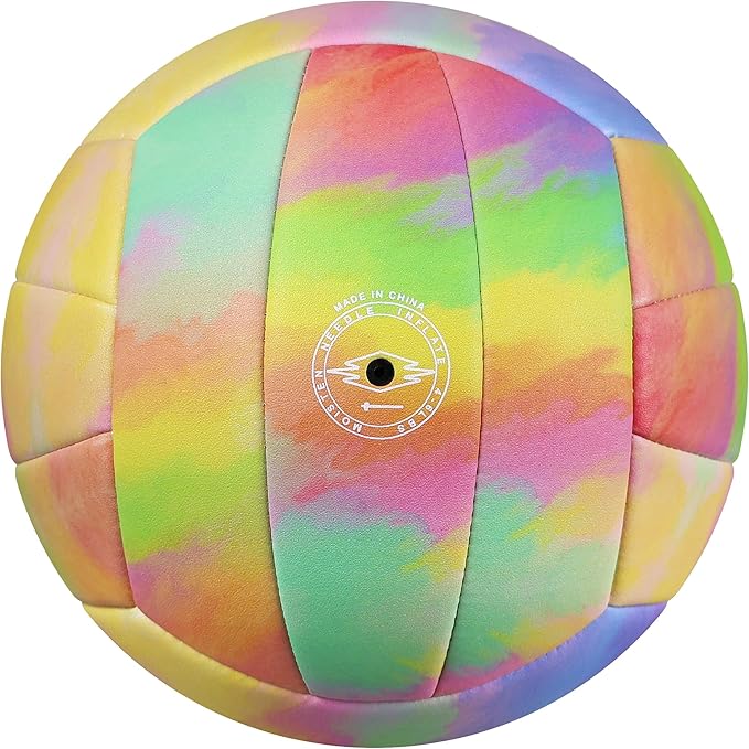 Volleyball Size 5 - Premium PU Leather, Ultra-Durable Soft to The Touch for Youth, Adults, Ideal for Indoor, Outdoor, Beach Sports Training