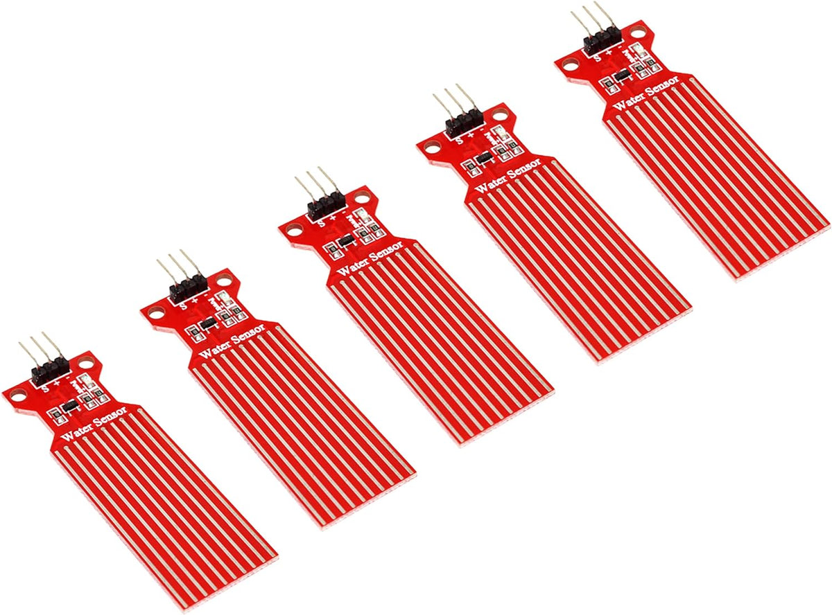DIYables ESP32, ESP8266, 5 Water Sensor Detector for Arduino, Raspberry Pi, Pieces