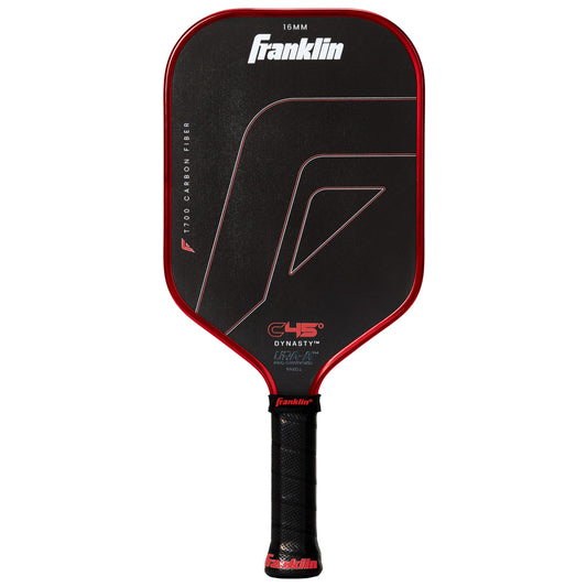 Franklin Sports PRO Pickleball Paddles – C45 Carbon Fiber Series - Official USAP + UPA Approved – Pro Player Design, Dynasty 16MM RED