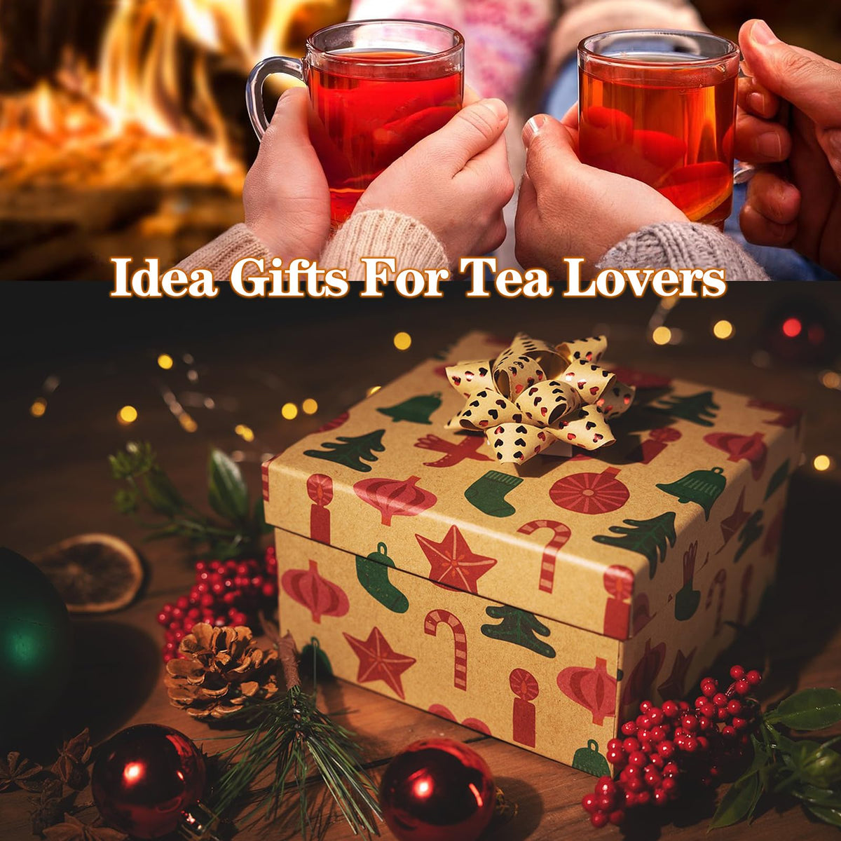 NatldGs Magnetic Tea Bag Organizer, 6-Piece Metal Tea Organizers and Storage for Refrigerator, Counter or Kitchen Shelf, Idea Tea Gift for Tea Lovers, small, black, DB-1205