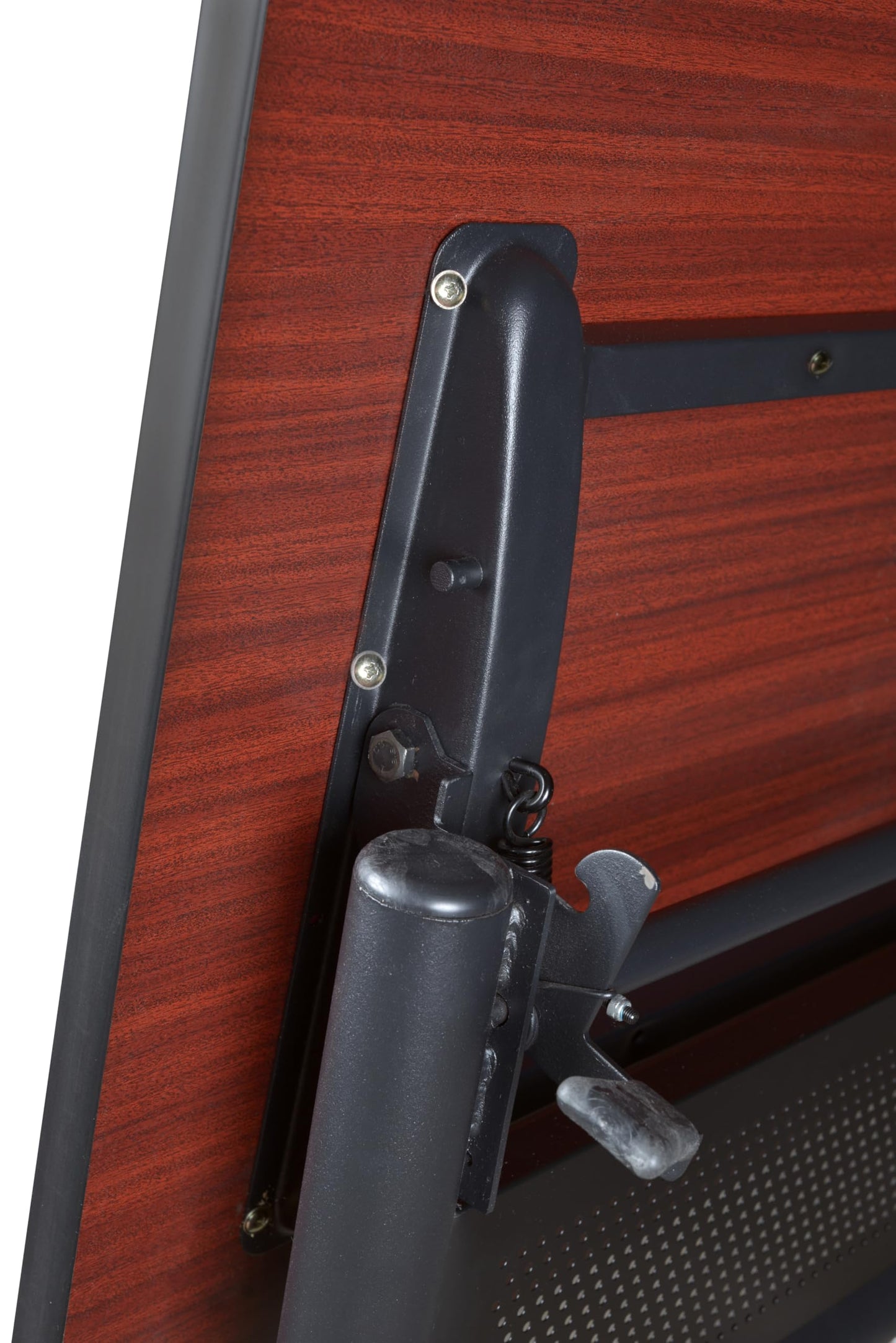 Regency Kobe 72 x 30 in. Flip-Top Training Nesting Table- Noble Oak, 2 M Stack Chairs- Blue