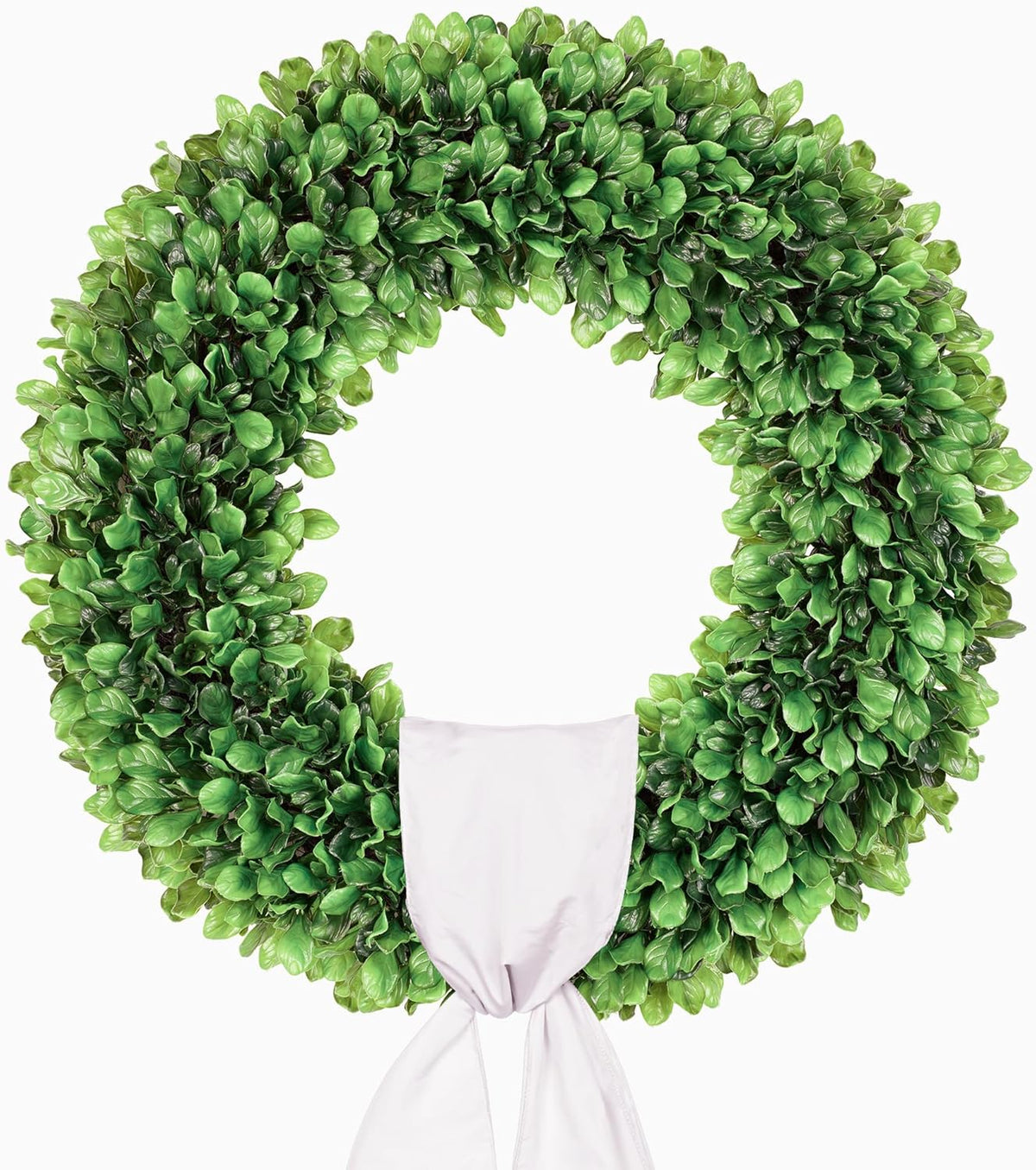 Regine Switzerland 20-Inch Artificial Boxwood Wreath - Versatile Greenery for All Seasons, Perfect for Home Decor & Weddings