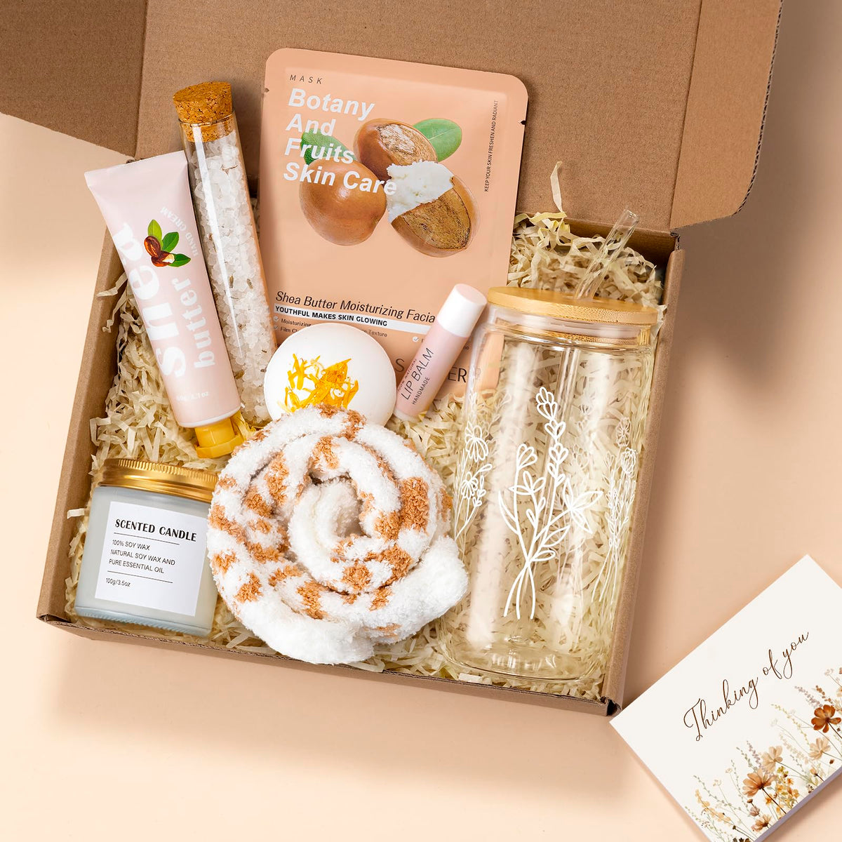 Self Care Gifts for Women Get Well Soon Gifts Care Package, Thinking of You Gift for Women Relaxing Spa Feel Better Gift, Mental Health Stress Relief Box Mothers Day Ideas for Mom Her Sister Friends