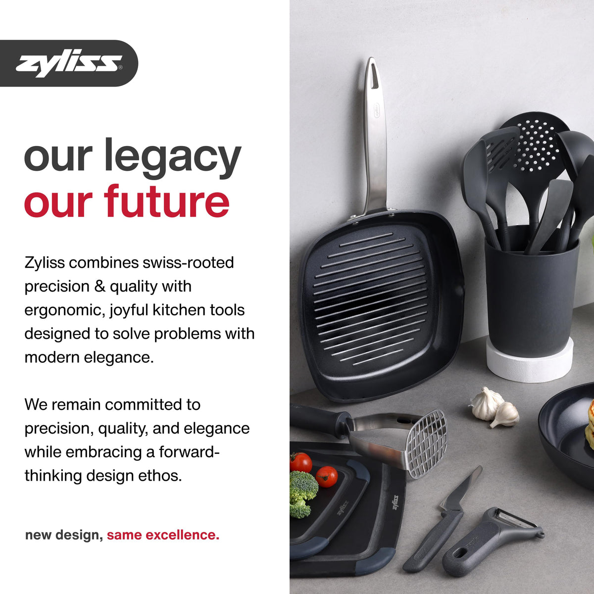 Zyliss 3 Piece Knife Value Set - Kitchen Knife Set - Kitchen Knife Set with Sheath Covers - Includes Paring, Serrated Paring & Utility Knives - Stainless Steel