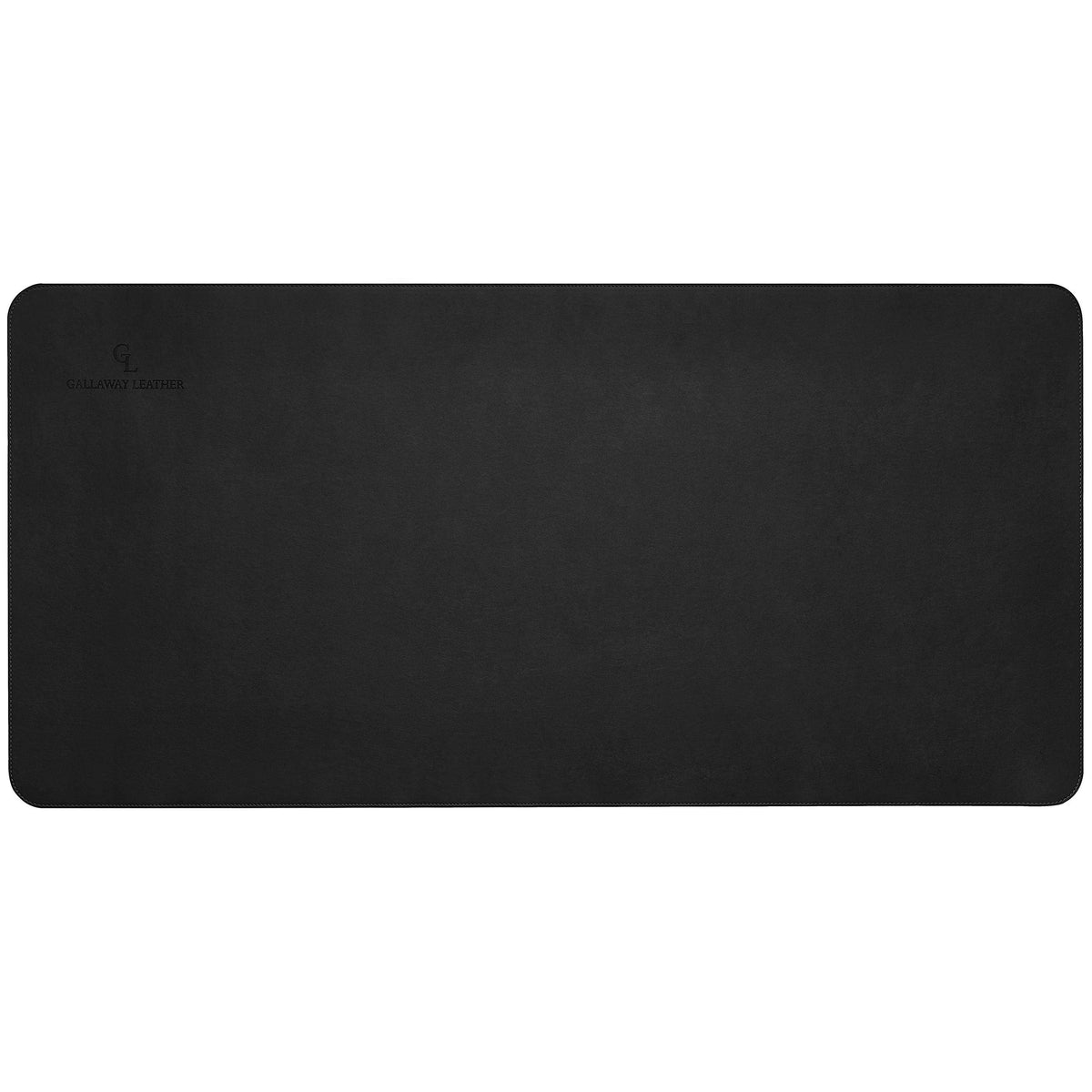 Gallaway Leather Desk Mat, Office Writing Desk Pad, Large 36" x 17" Black, for Top of Desks, Gift Ready Elegant Computer Desk Cover Protector PU Leather