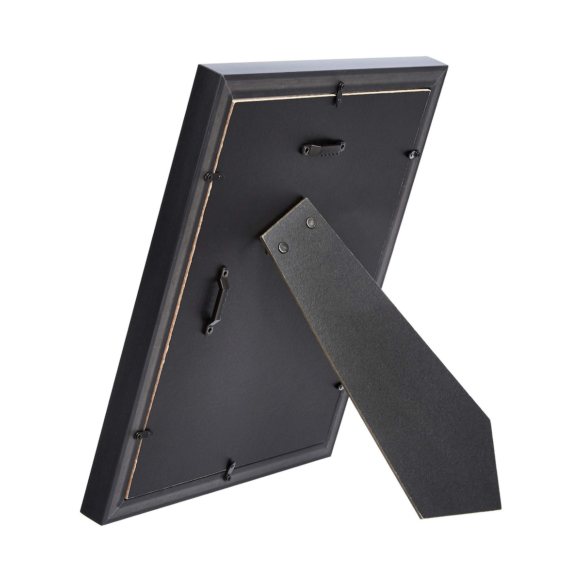 Amazon Basics Rectangular Photo Picture Frame, 8 x 10 in, Pack of 2, 11.22 x 9.21 inches, Black