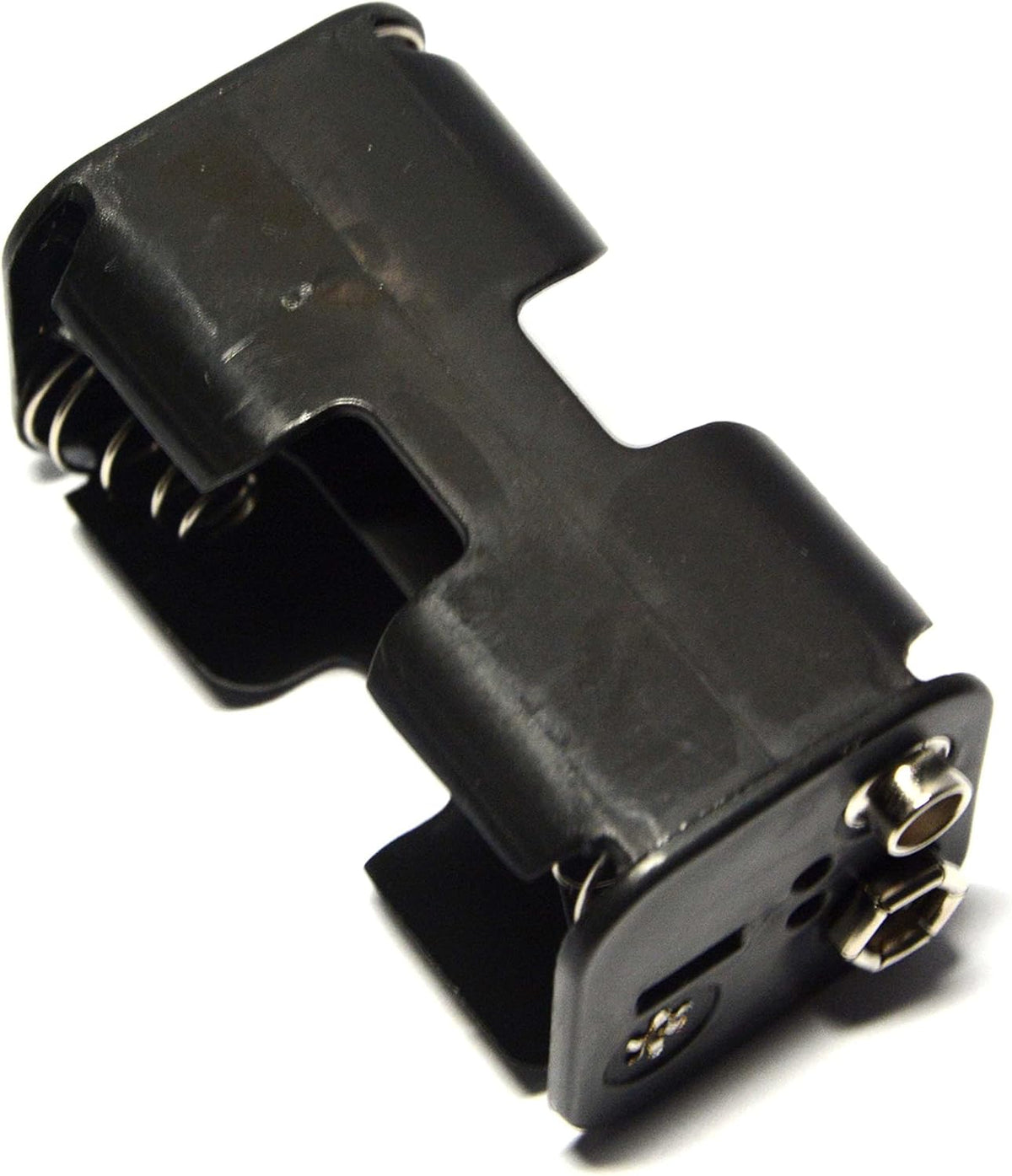 LampVPath 3 4 1.5V (6V) 3 9V Pcs x AA Battery Holder Leads with Pcs I Type Snap Connector Plastic Housing Two Layers