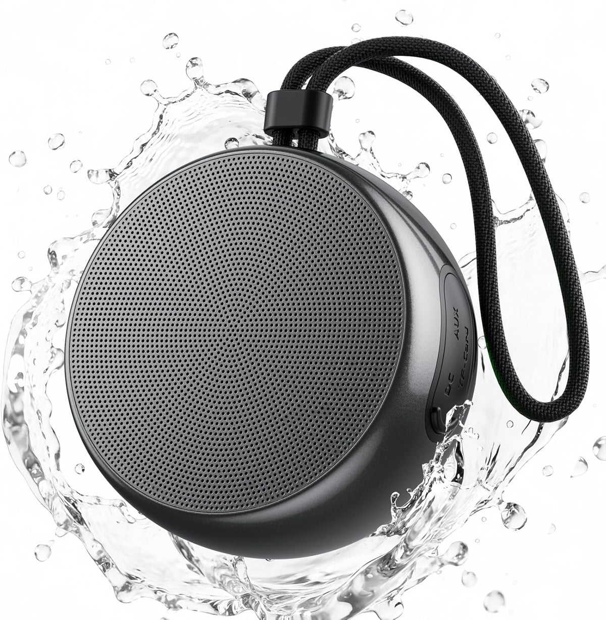 SMILEBOP IP67 5.4, Shower Speaker Bluetooth Waterproof, Waterproof Portable Wireless Speaker with Metal Body, Bluetooth