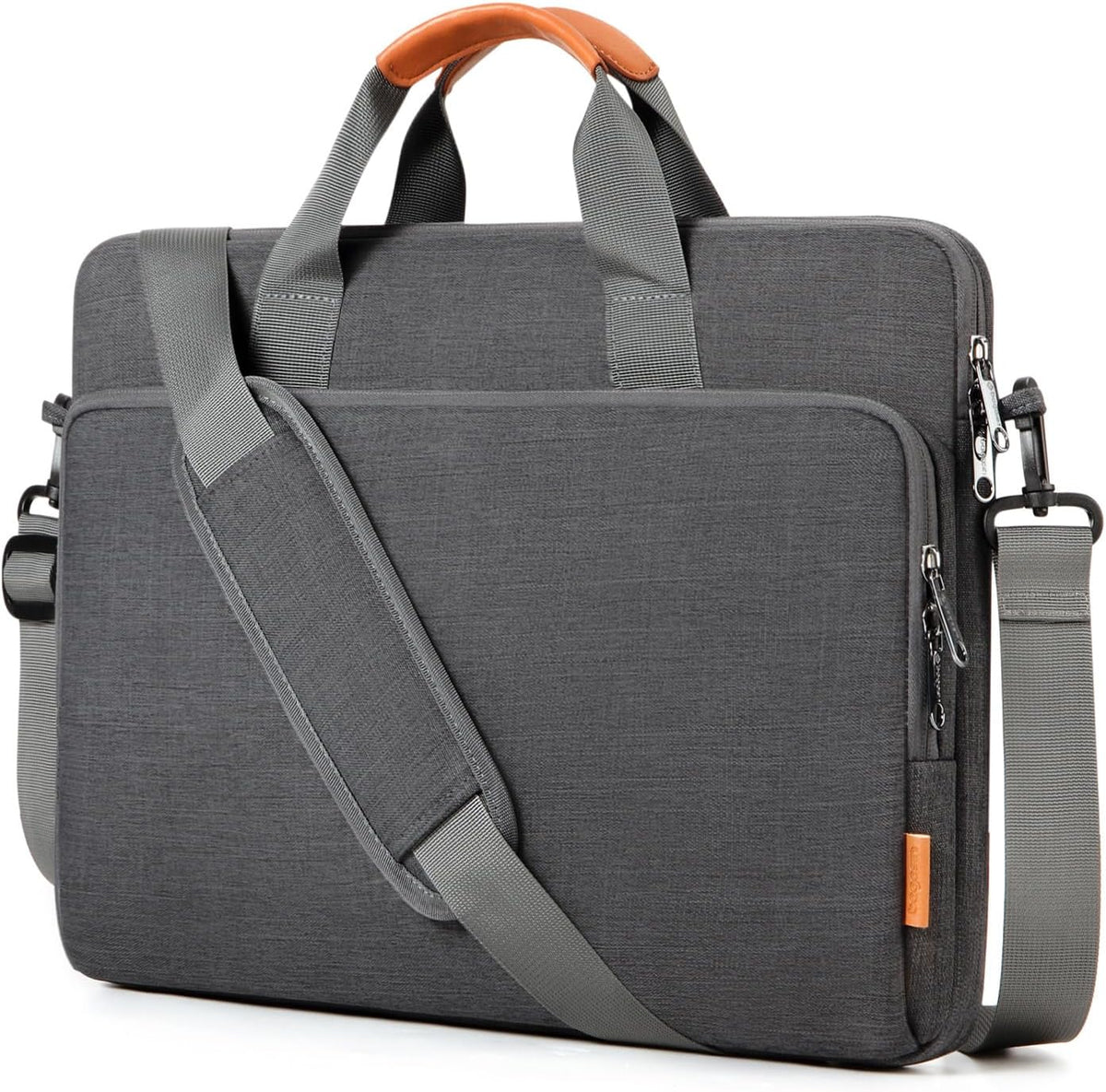 bagasin 15 15.6 16 inch Laptop Computer PC Shoulder Bag Carrying Case, Water-Repellent Fabric Briefcase, Lightweight