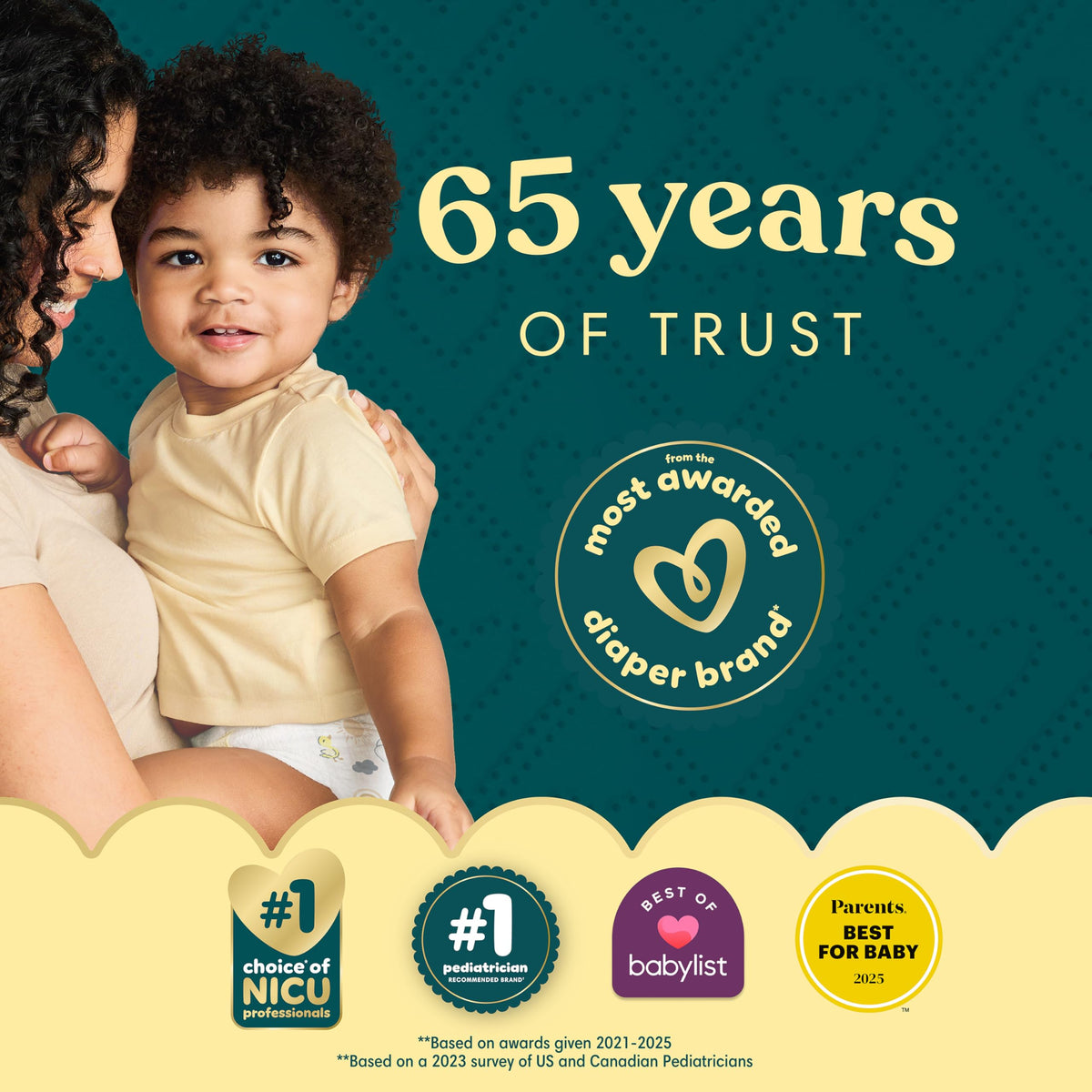 Pampers Gift Set, Disposable Diapers, Sensitive Wipes, & Milestone Gifts