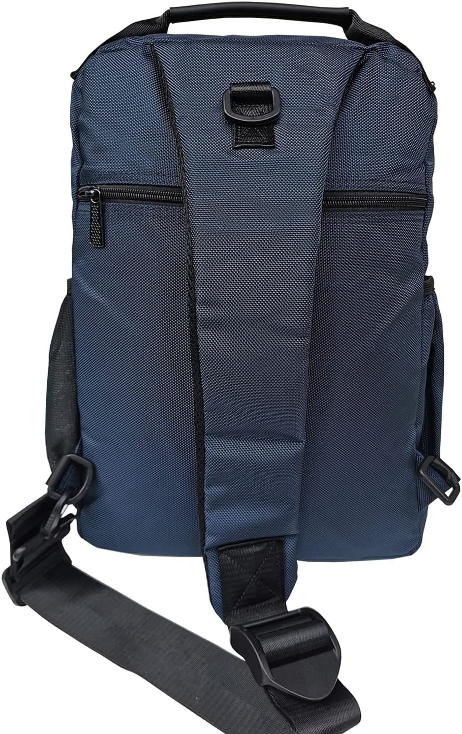 Backpack Large Sling Bag Laptop Cross Body Messenger Bag Shoulder Travel Rucksack (C- Blue)
