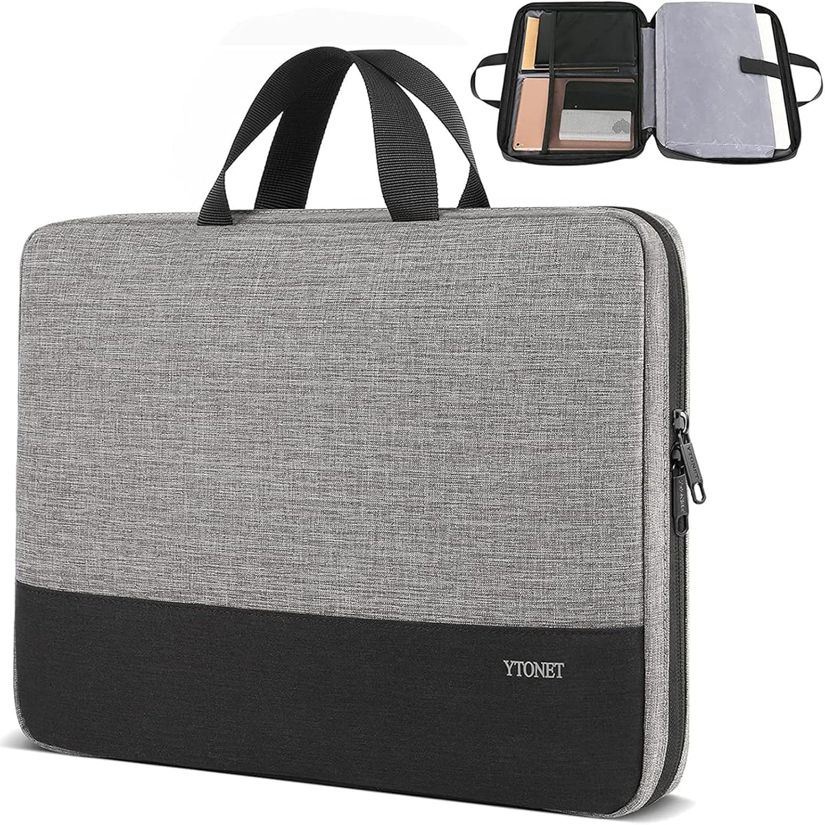 Ytonet 17 17.3 Inch, 1617 Inch Laptop Sleeve Case Slim Water Resistant TSA Laptop Bag with Handle Protective Computer