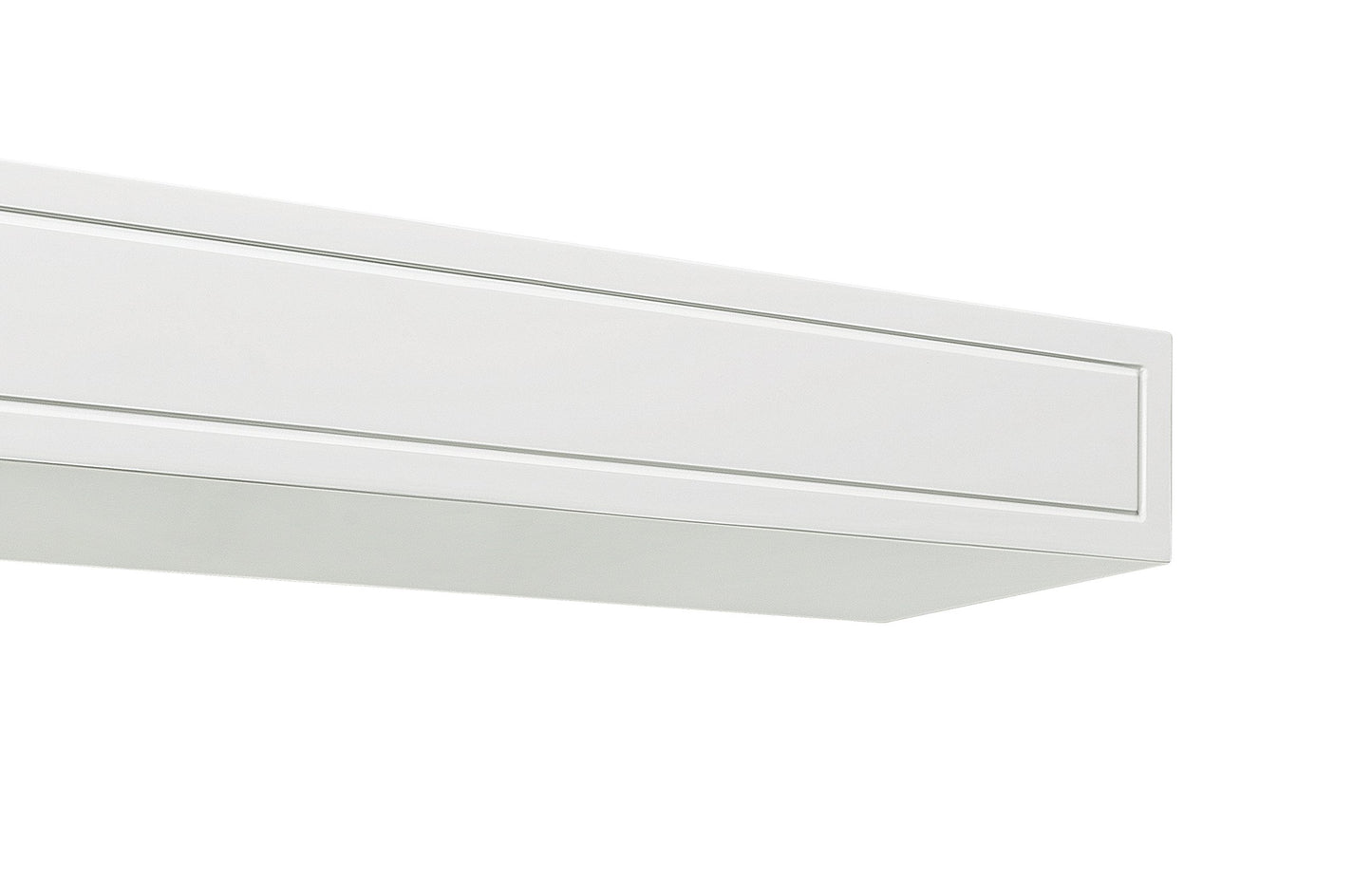 Pearl Mantels ARYB60612 Premium Grade A MDF White mantel shelf, Crisp White paint, 60"L x 9"D x 5"H, The perfect compliment to your hearth and home