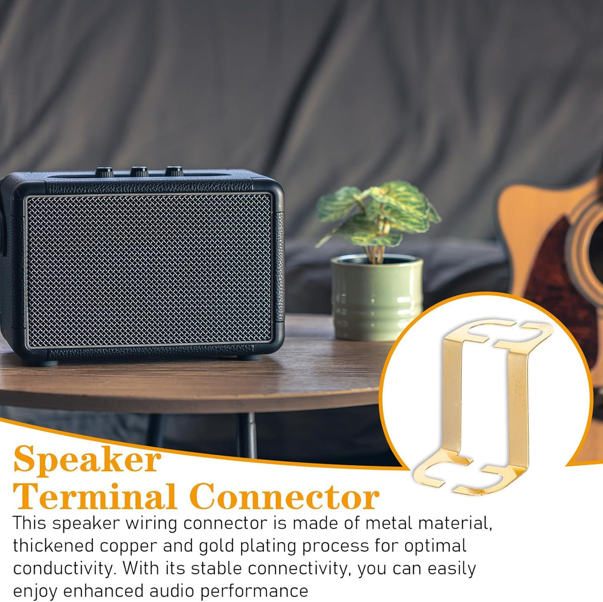 Styquenzer 4 Subwoofer Box Terminal, Pcs Speaker Terminals Connectors Speaker Terminal Cup Speaker Binding Post Screw