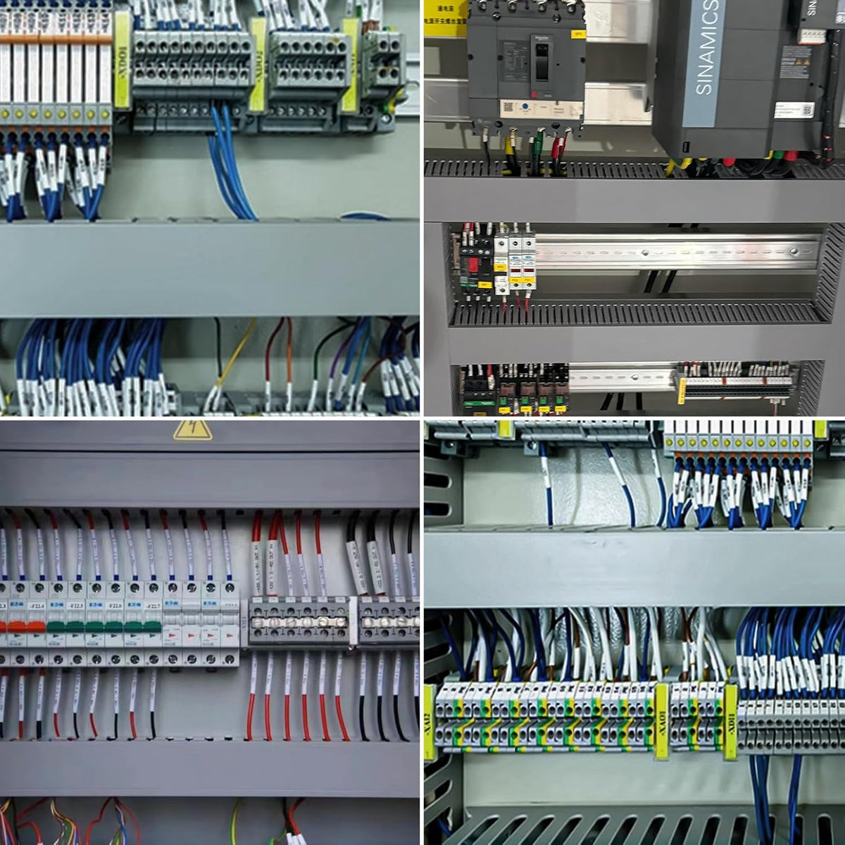 Yecaye 62.8in(4x15.7in) Cable Raceway, Large Under Desk Cable Management for Server Rack Wire Raceway, Wire Management