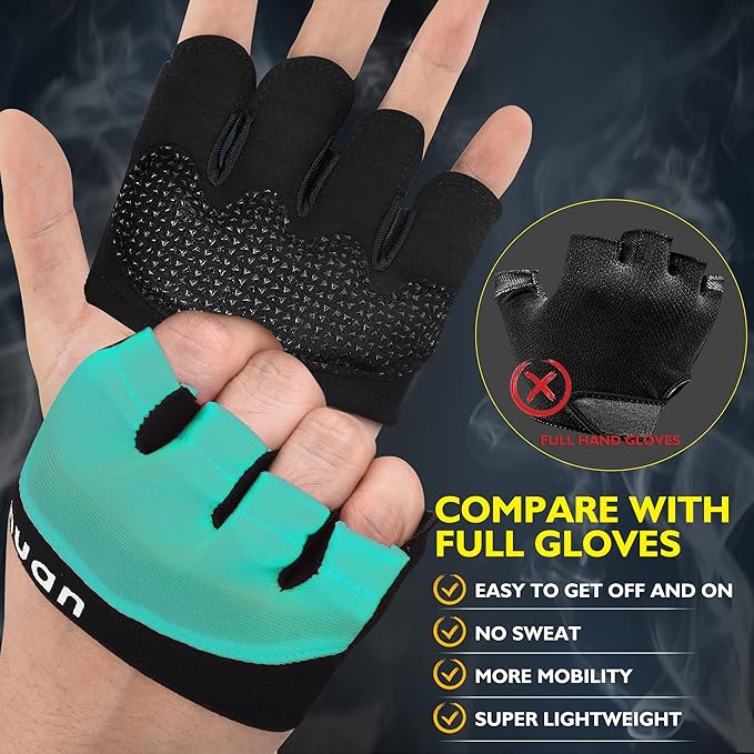 ihuan New Weight Lifting Gym Workout Gloves Men & Women, Great for Weightlifting, Exercise, Training, Fitness