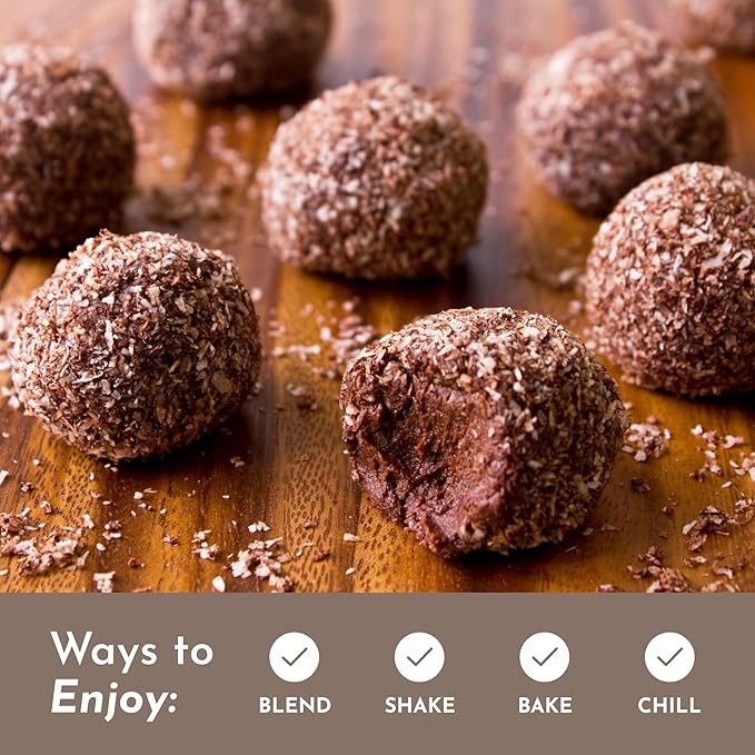 Chocolate Protein Powder ??30-Serving Blend with 100% Grass-Fed Whey & Organic Plant Proteins ??Rich Cocoa Flavor ??Supports Muscle Recovery, Energy & Satiety* ??No Artificial Sweeteners or Fillers
