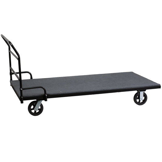 Flash Furniture Folding Table Dolly with Carpeted Platform for Rectangular Tables