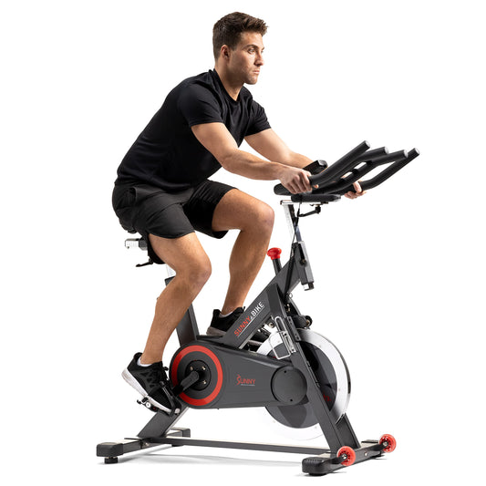 Sunny Health & Fitness Premium Indoor Cycling Smart Stationary Bike with Exclusive SunnyFit App Enhanced Connectivity - SF-B1805SMART