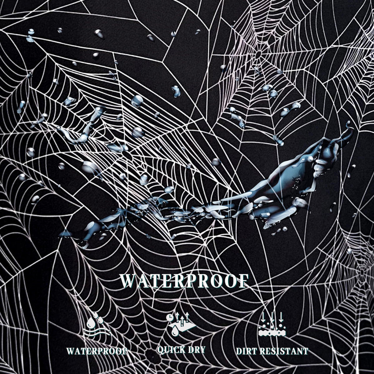Spider Web Laundry Hamper Funny Halloween Laundry Basket With Handles Foldable Oxford Cloth Colorful Tote Bag Clothes Toy Storage Bucket 18.9" x 16.5" For Bathroom/Laundry/Bedroom