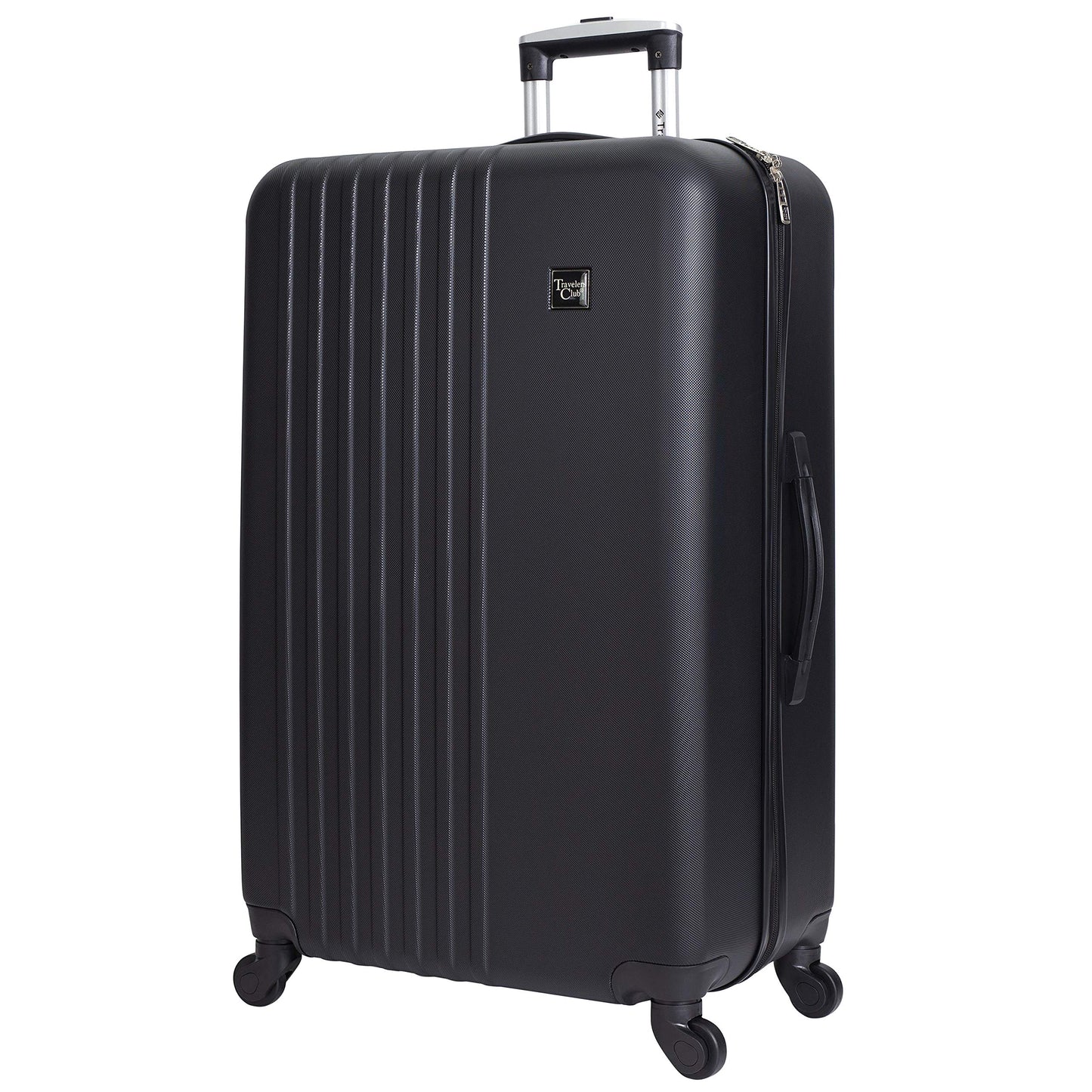 Travelers Club Cosmo Luggage, Black-2 Piece Set (28"/20")