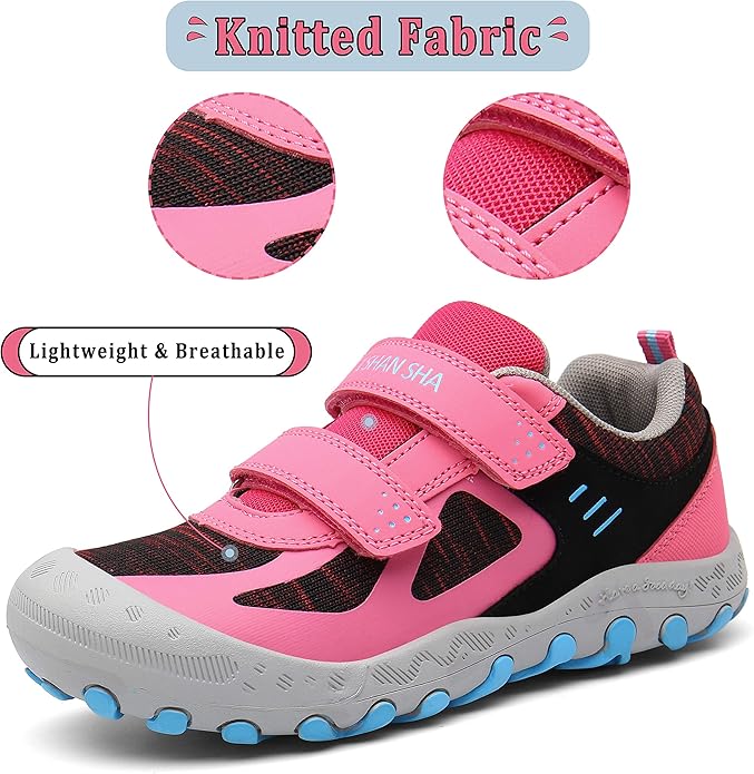 Mishansha Kids Hiking Boots Toddler Girls Boys Hiking Shoes Water-Resistant Anti-Collision Non-Slip Athletic Outdoor Trekking Boots