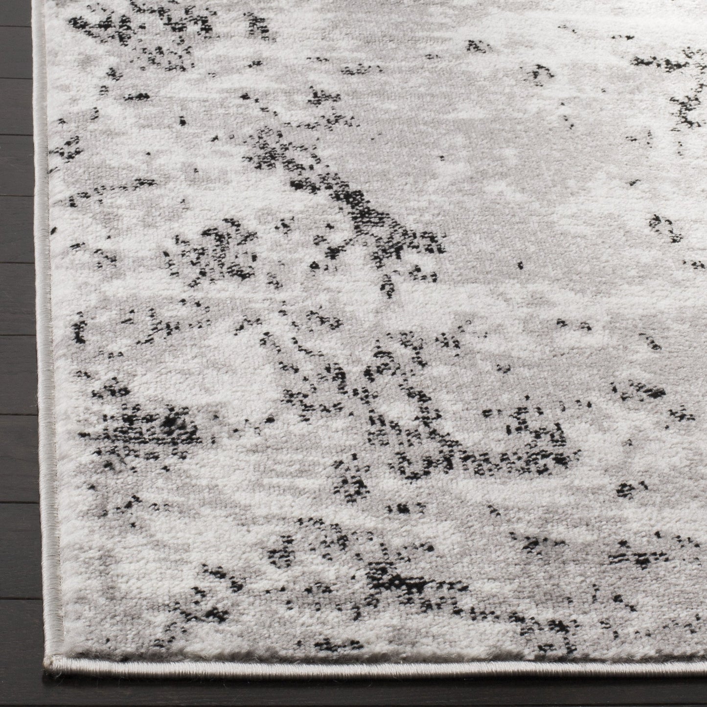 SAFAVIEH Skyler Collection Area Rug - 10' x 14', Grey & Ivory, Modern Abstract Design, Non-Shedding & Easy Care, Ideal for High Traffic Areas in Living Room, Bedroom (SKY186K)