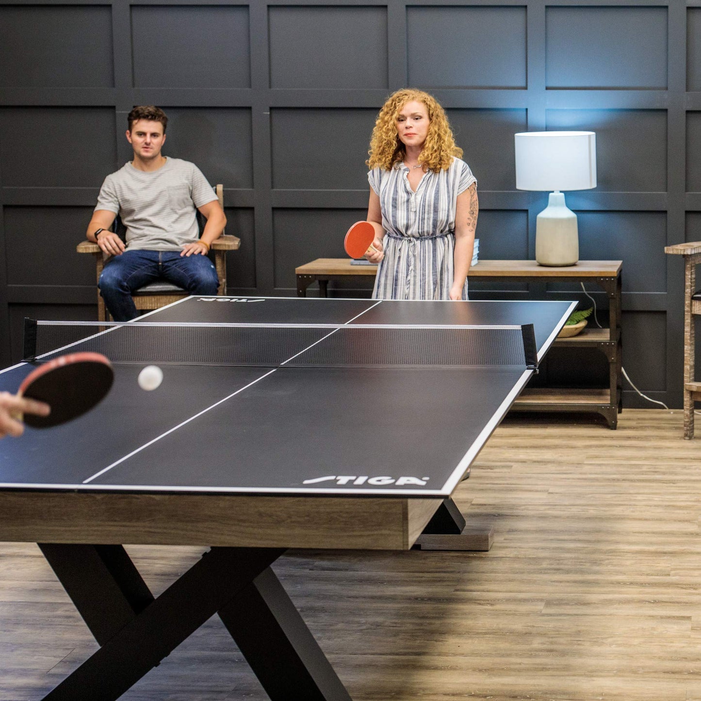 STIGA 4-Piece Table Tennis Conversion Top, Grey - Transform Your Pool Table into A Table Tennis Table