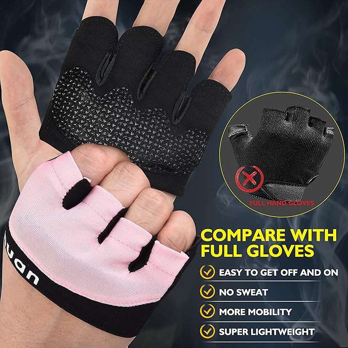 ihuan New Weight Lifting Gym Workout Gloves Men & Women, Great for Weightlifting, Exercise, Training, Fitness