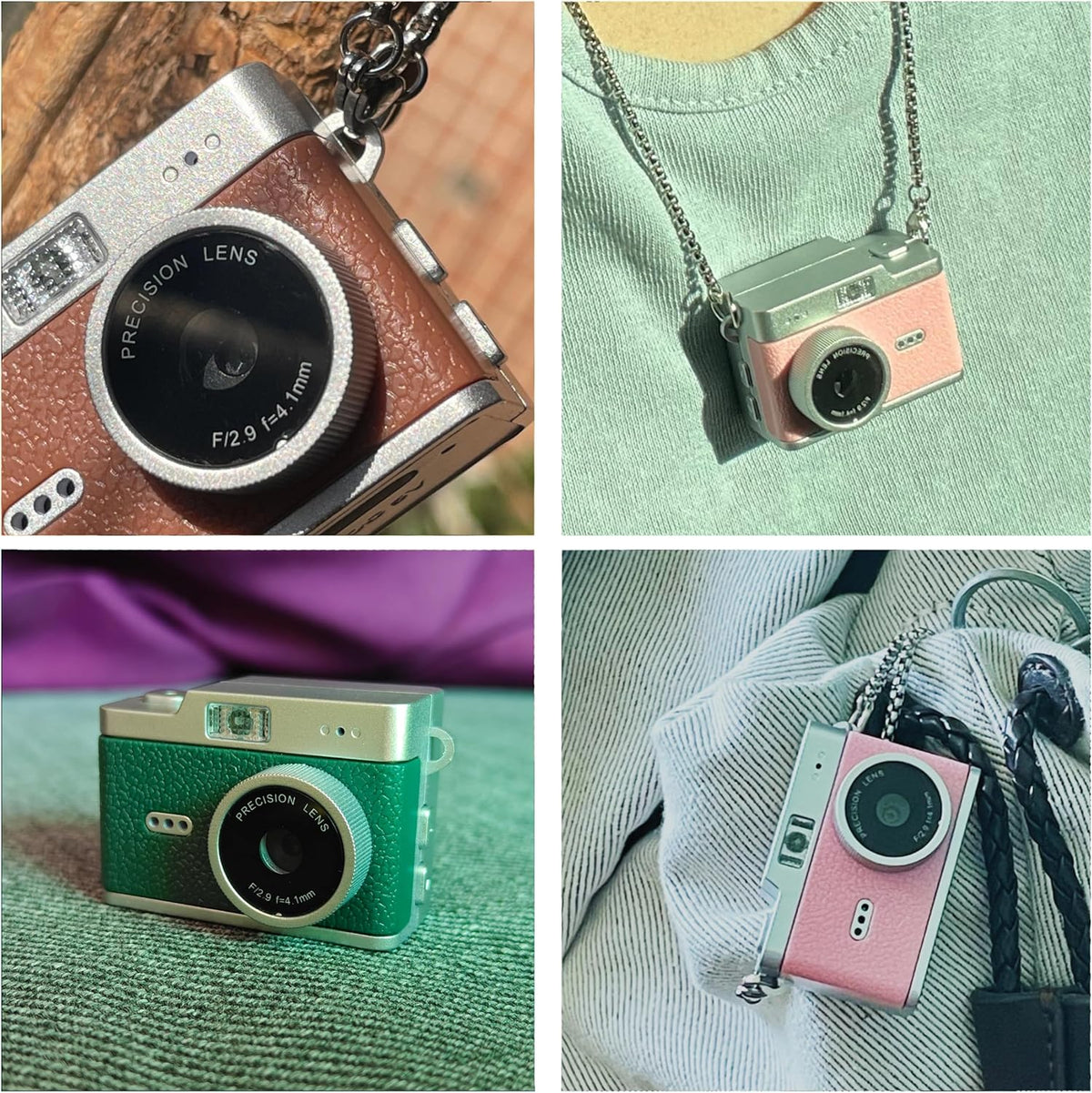 Sumuyo 1080P 32GB Mini Keychain Camera, Tiny Digital Camera, Pocket Video Recorder with Card, Fun Gifts for Kids