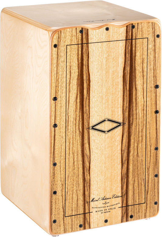 Meinl Artisan String Cajon with Limba Frontplate / Baltic Birch Body - MADE IN SPAIN - Tango Line, 2-YEAR WARRANTY