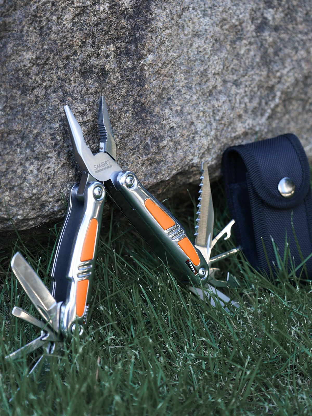 SMART JERRY 14-in-1 Multitool Pliers with Gift Box & Sheath | Premium Self-Locking Foldable Multi Tool for DIY, Camping, EDC | Stainless Steel Pocket Knife | Ideal Gifts for Men, Dad, Husband