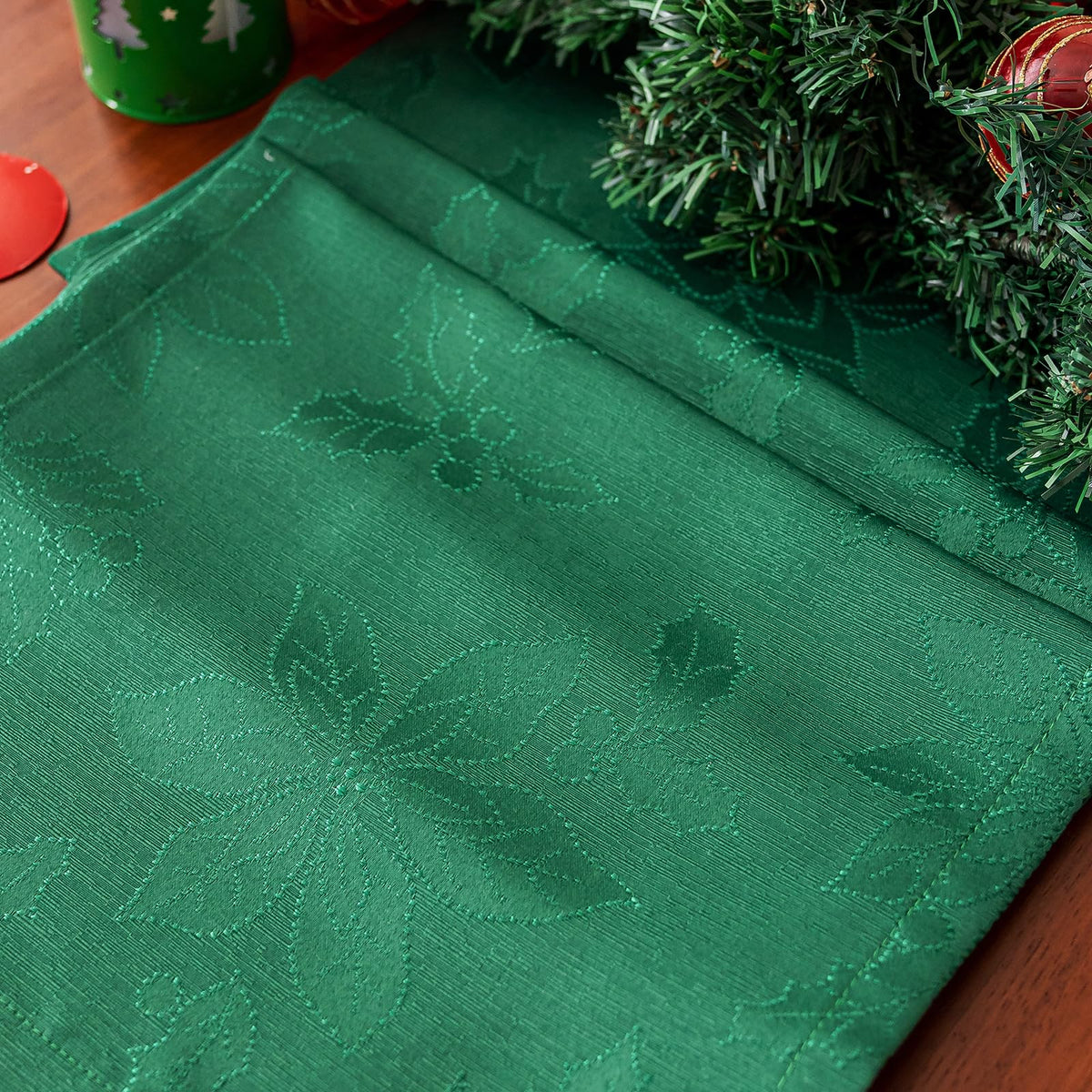 Joyfol Day Jacquard Autumn Table Runner,Fall Countryside Leaves Thanksgiving Table Runners,Waterproof Kitchen Dining Harvest Holiday Tabletop Decoration(14x72 Inch,Rust/Burnt Orange)