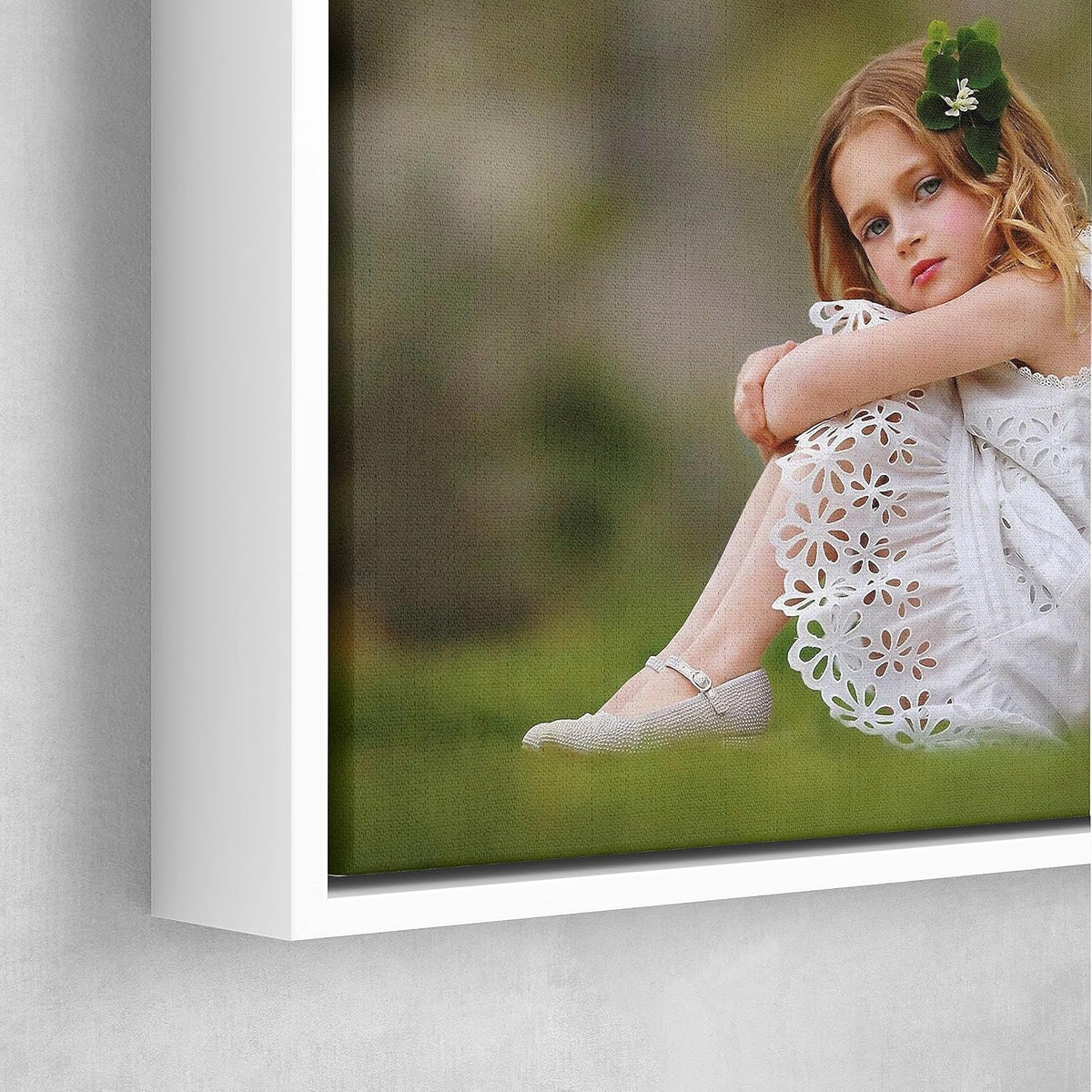P&L ART Personalized Custom Canvas Prints - Transform Your Photos into Stunning Wall Art | 18x24" White