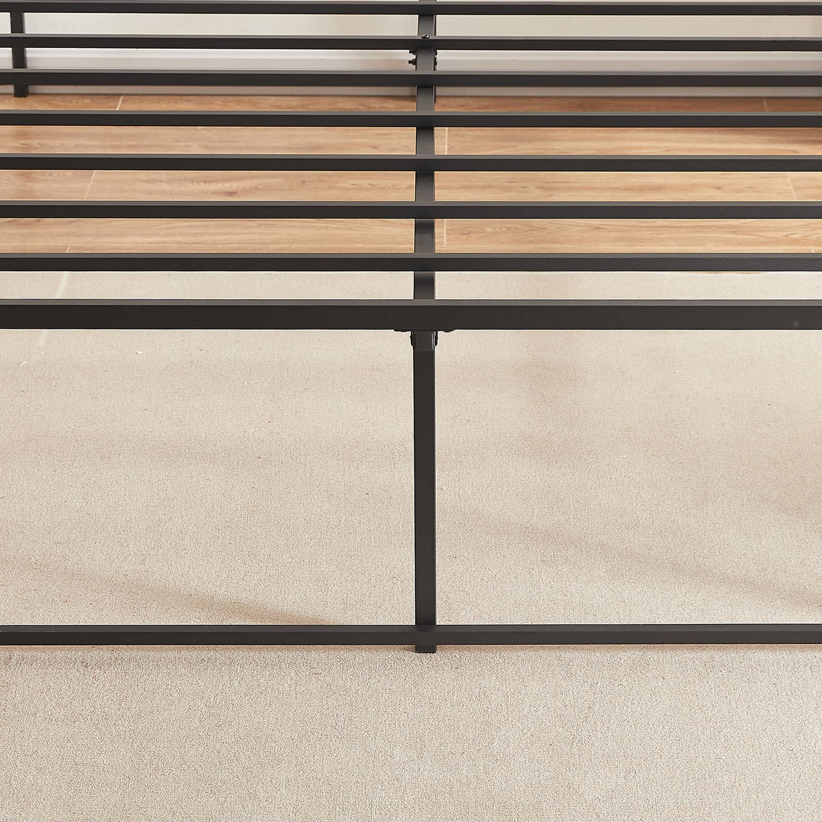VECELO 18" Full Bed Frame/Metal Platform Mattress Foundation/No Box Spring Needed