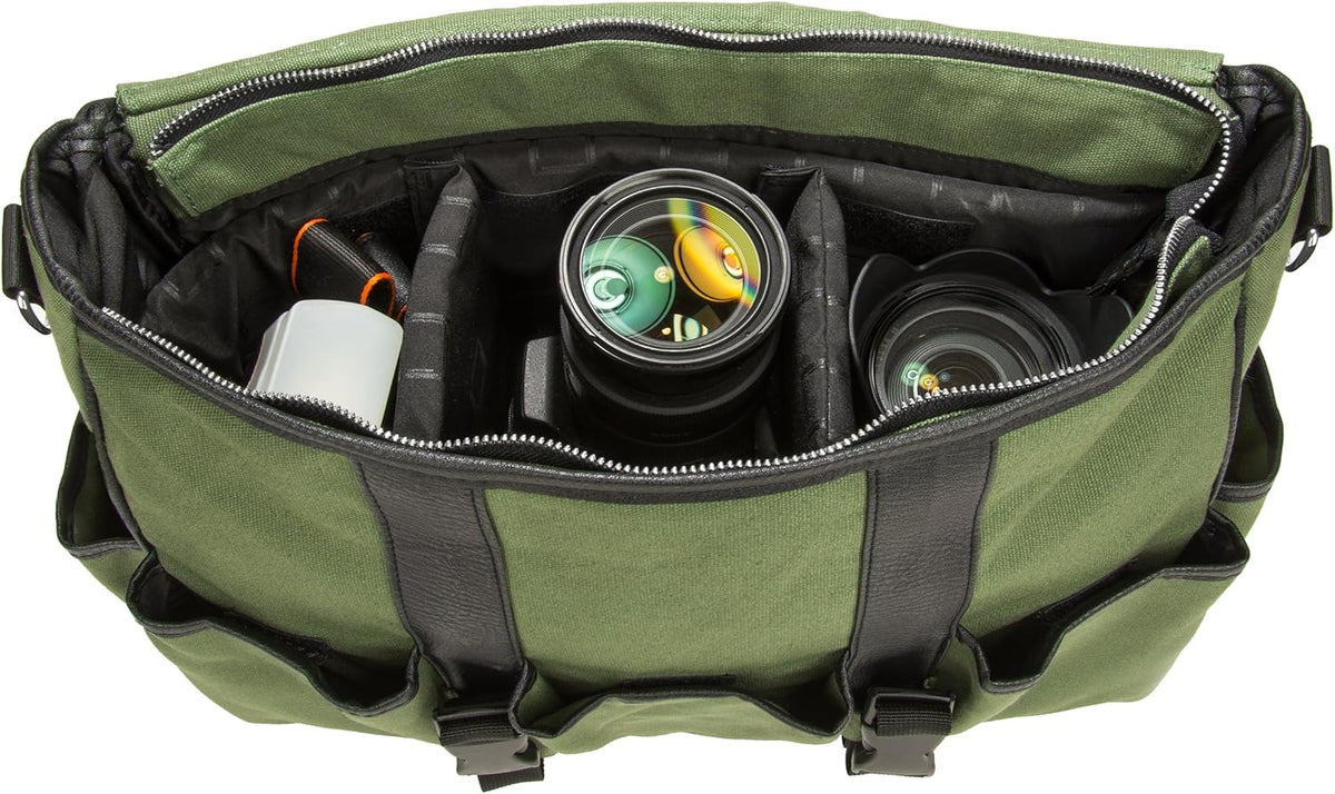 Lencca Waterproof Camera Bag with Laptop Compartment for Canon EOS DSLR and Mirrorless Cameras