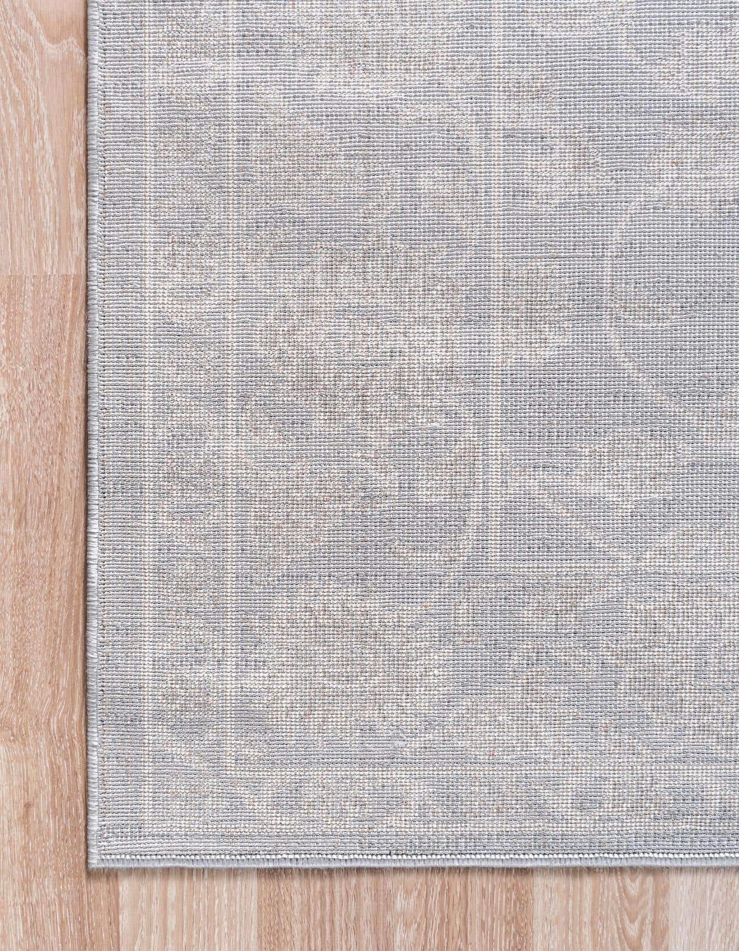 Unique Loom Boston Collection Area Rug - Floral (7' 10" x 10' Rectangle, Gray/ Ivory)