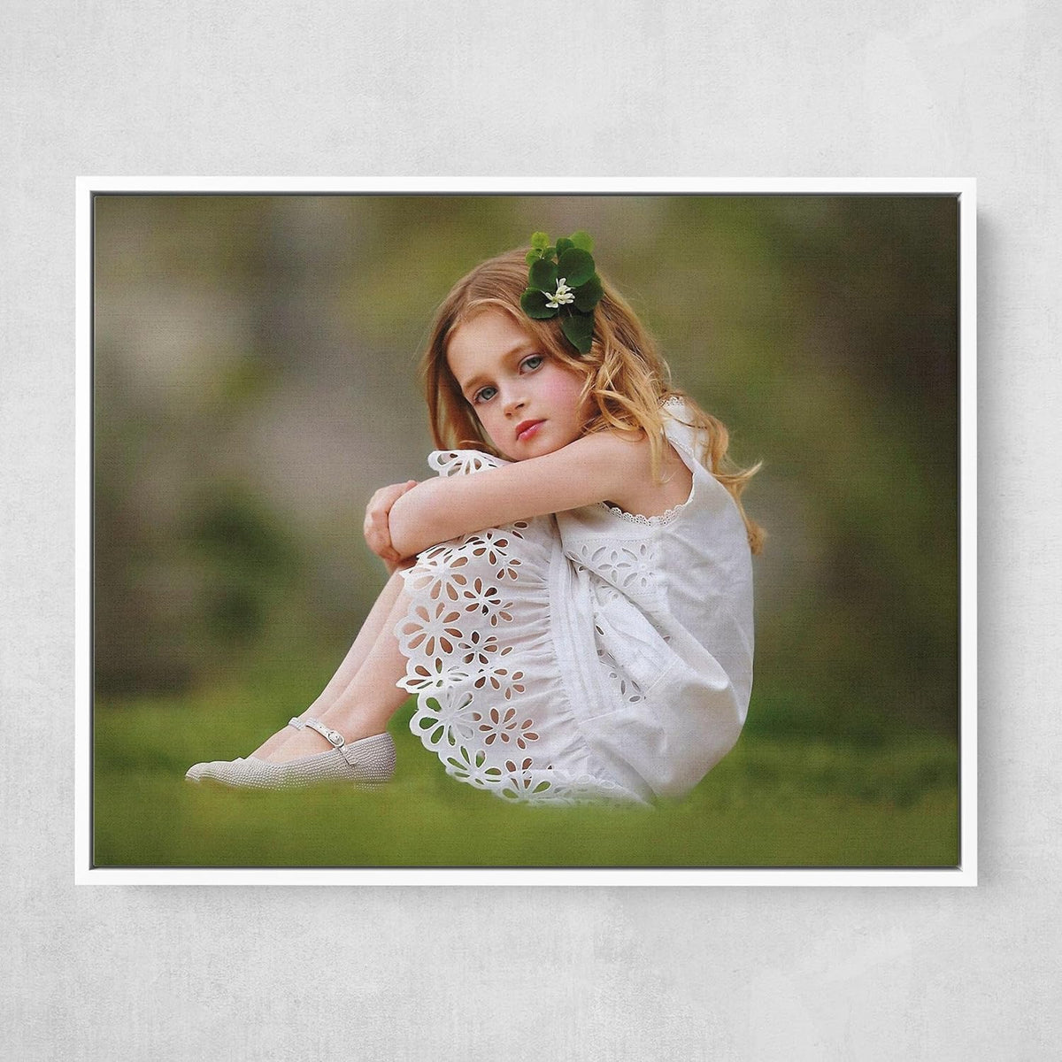 P&L ART Personalized Custom Canvas Prints - Transform Your Photos into Stunning Wall Art | 18x24" White
