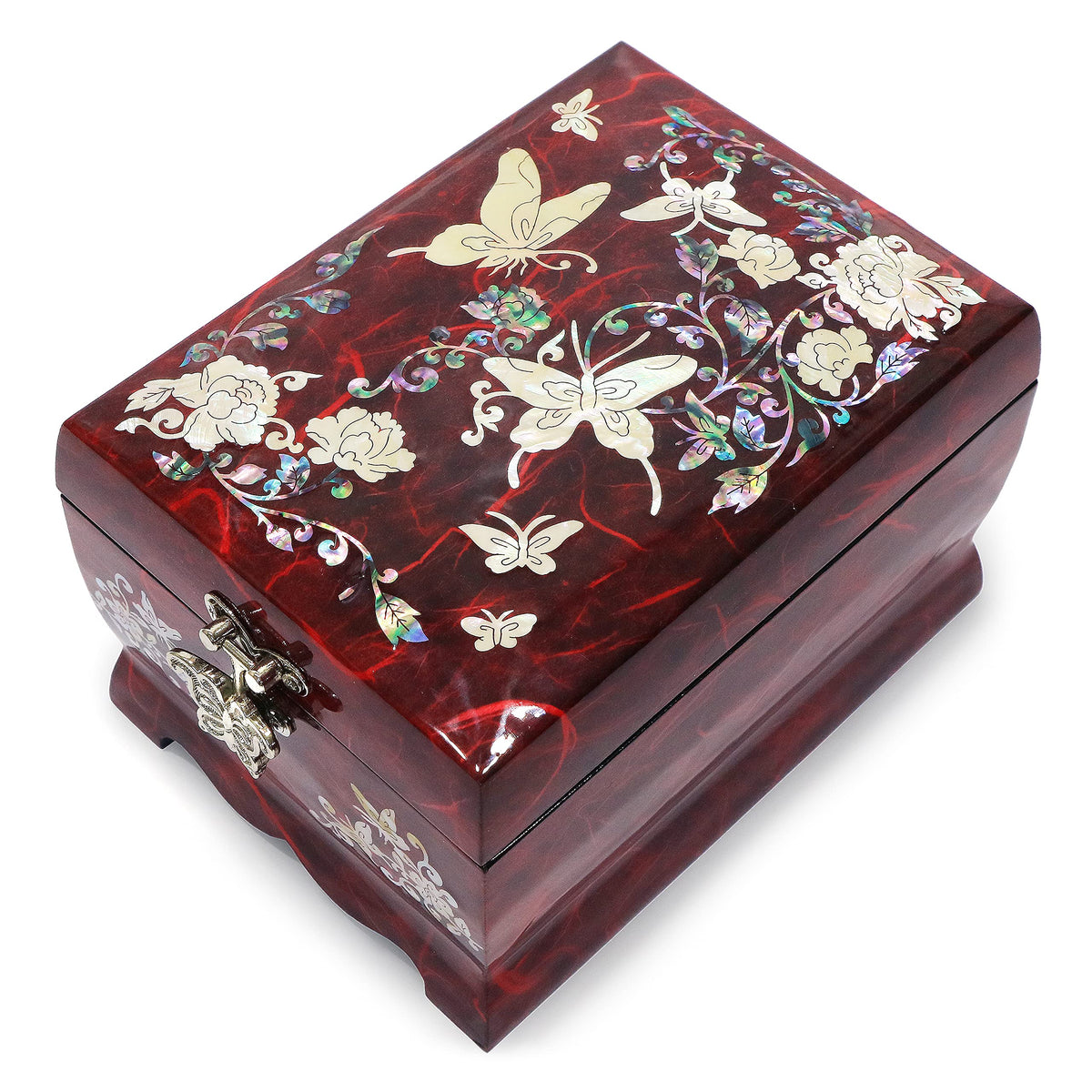 MADDesign Mother of Pearl Lacquered Jewelry Music Box