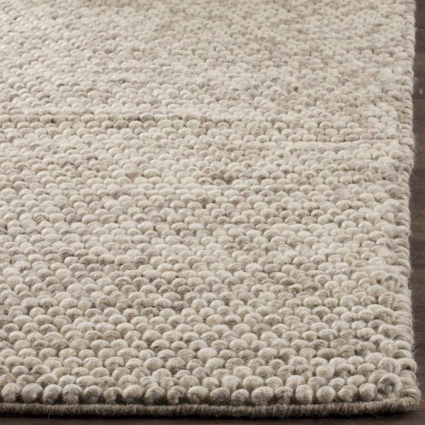 SAFAVIEH Area Rug 6x9 - Natura Collection - Beige, Handmade Wool Blend, Textured Design, Ideal for Living Room, Bedroom, Dining Space (NAT620B)