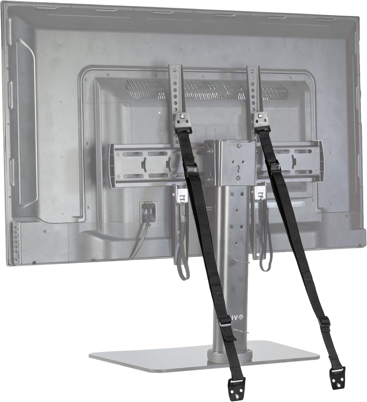 VIVO STAND-SK02 TV Anti-Tip Heavy Duty Dual Cable Kit, Non Tipping Safety Straps for Screens or Furniture Mounting