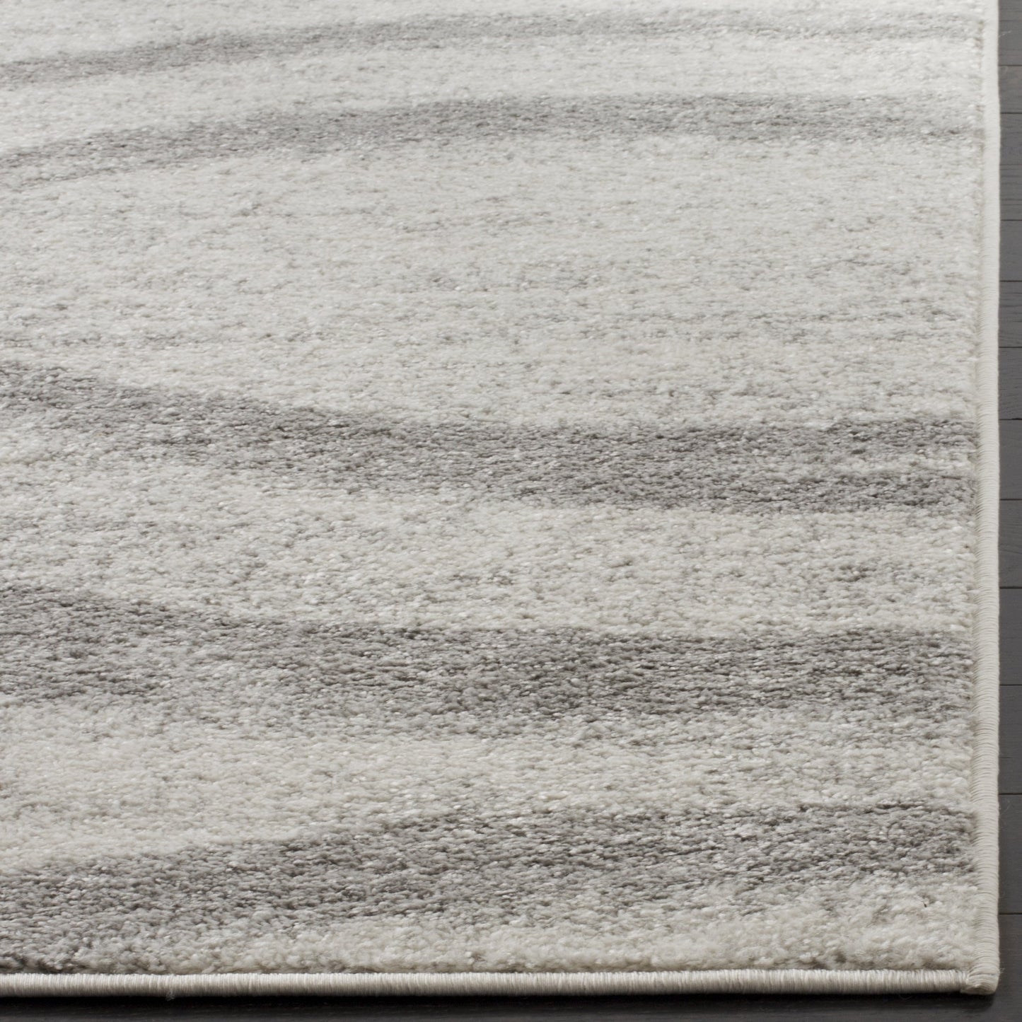 SAFAVIEH Area Rug 10x14 - Adirondack Collection - Large - Cream & Grey, Modern Wave Design, Non-Shedding & Easy to Clean, Ideal for Living Room, Bedroom, Dining Space (ADR125C)