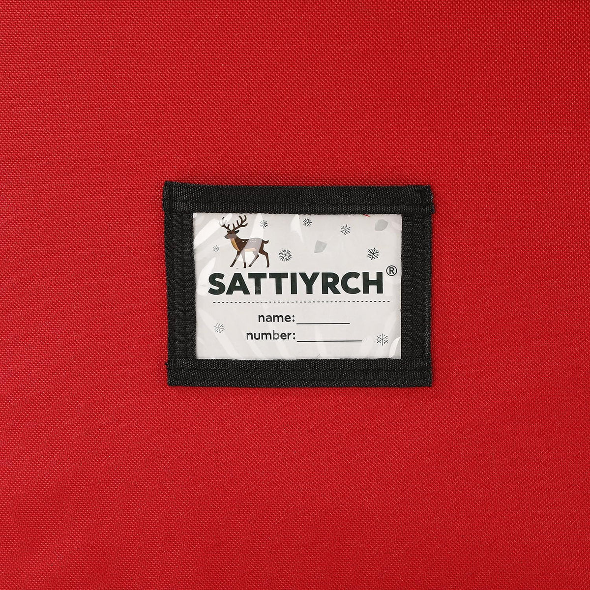 Sattiyrch Christmas Ornament Storage Box - Dust-Proof Canvas with 4 Trays & Customizable Dividers | Holds Up to 64 Ornaments