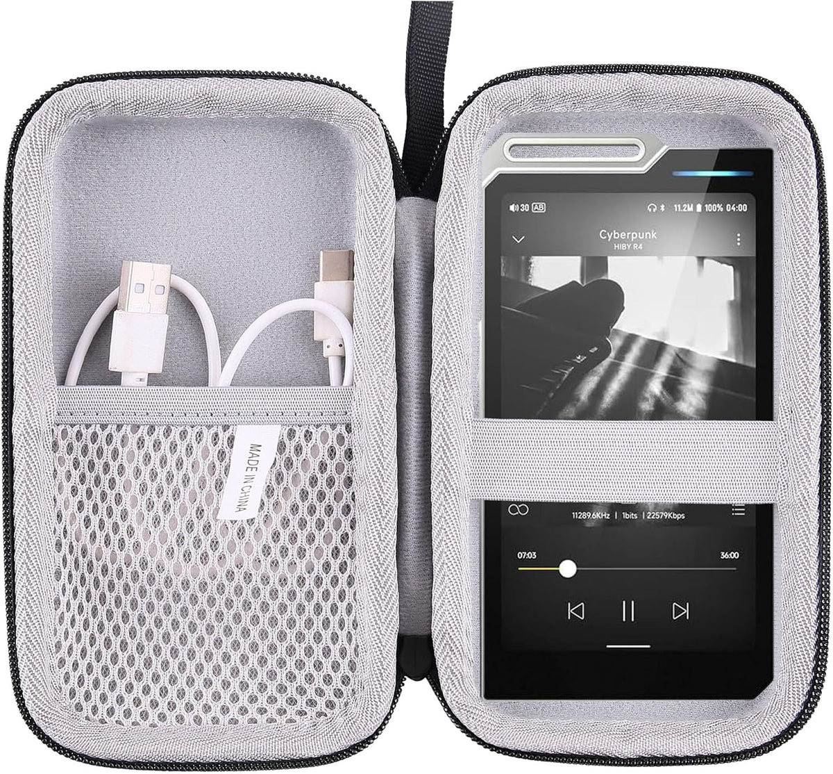 WAIYUCN R4/M300/R5 2/R6 gen3 MP3 MP4 Hard Case for HiBy Gen AGPTEK Player (Case Only)