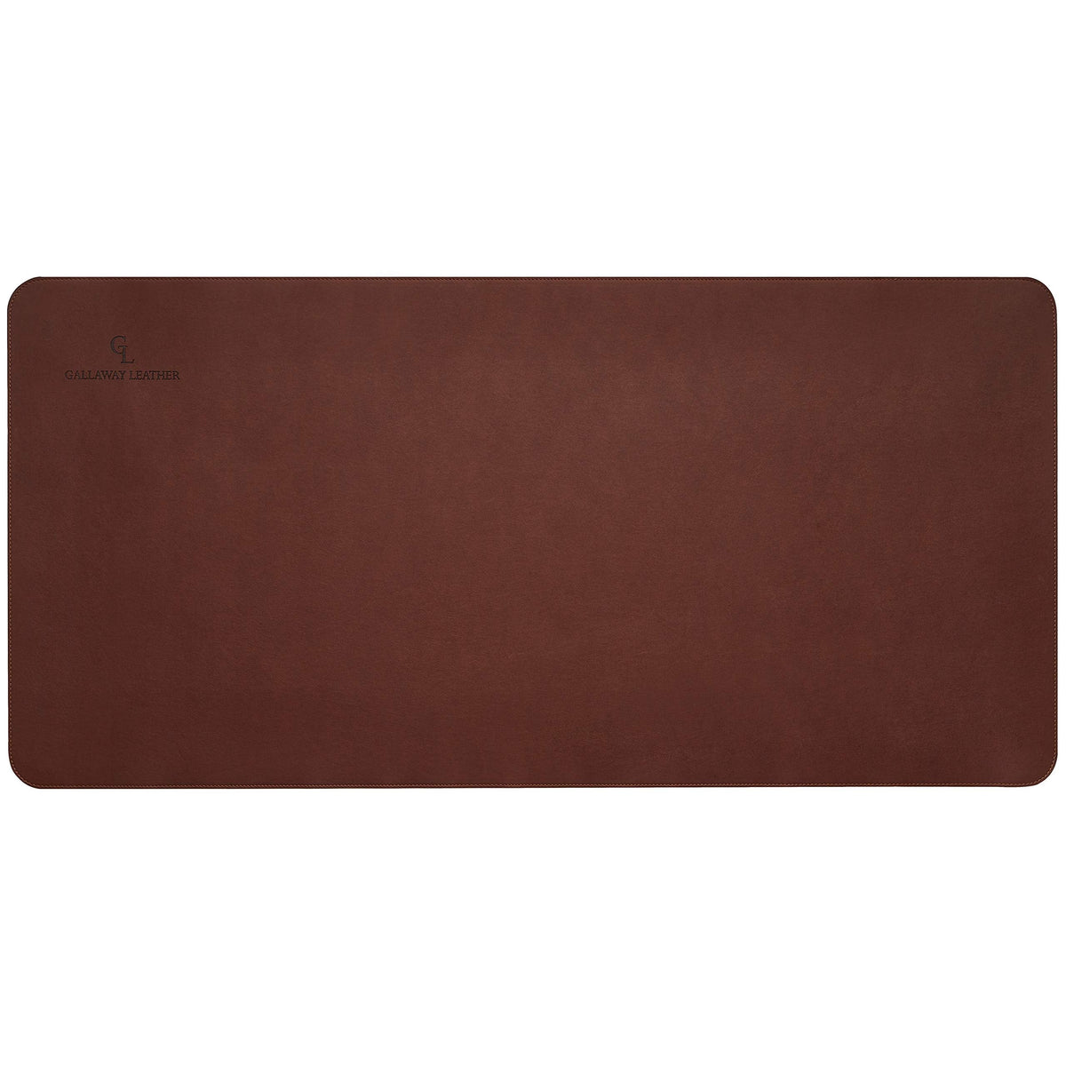 Gallaway Leather Desk Mat, Office Writing Desk Pad, Large 36" x 17" Dark Brown, for Top of Desks, Gift Ready Elegant Computer Desk Cover Protector PU Leather