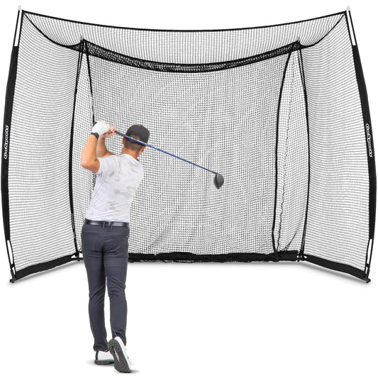 GoSports Range Cage 10 x 8 ft Golf Practice Hitting Net - Classic Net